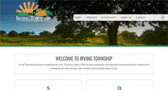 Desktop Screenshot of irvingtownship.org